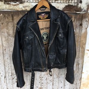 Men’s distressed Harley Davidson